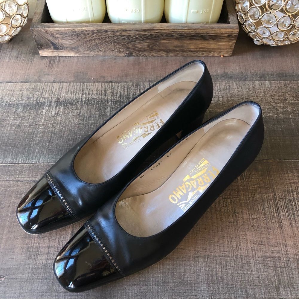 Black  Ferragamo Heels